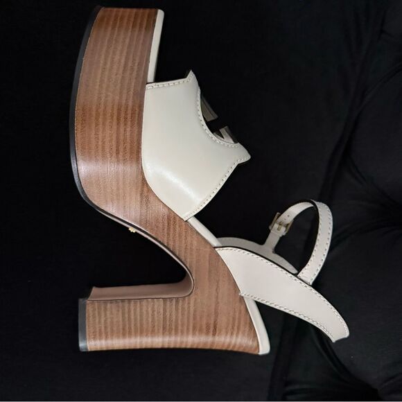 Brand new Gucci mystic white Platform Sandals cutout gg logo size 11 - Picture 14 of 15
